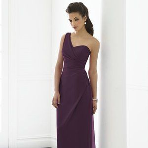 After Six Bridesmaid Dress- Style 6646, Asymmetric. BLACK, SZ 2